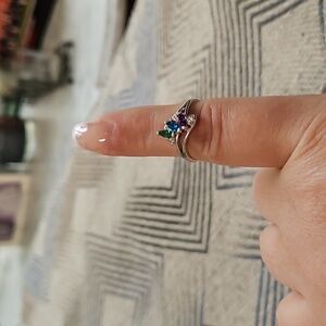 Blue size 6 ring